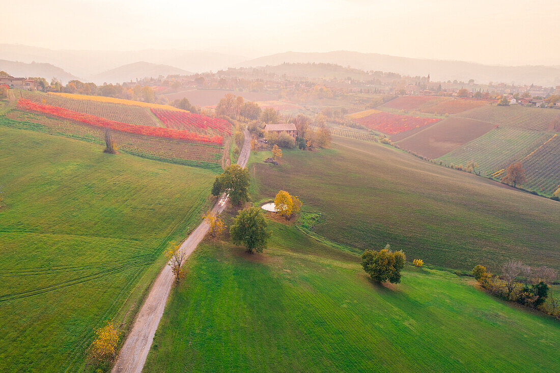 The countryside near Castelvetro, Modena Province, Emilia Romagna, Italy