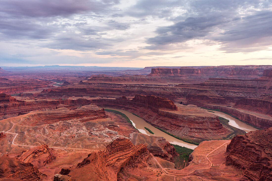 Sunset at Dead Horse Point State Park, Moab, Utah, USA