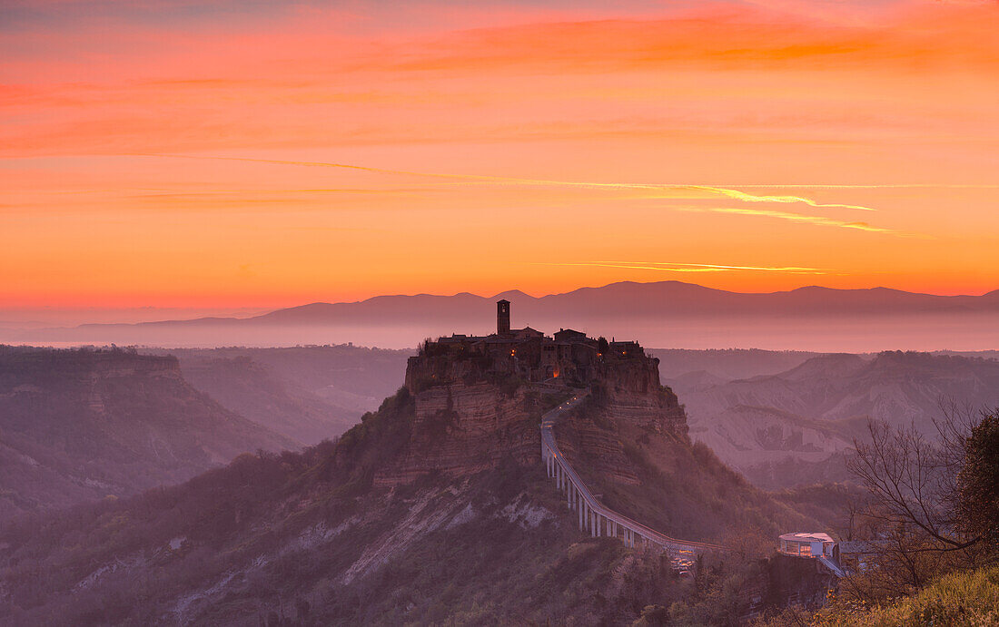 Europe,Italy,Lazio,Viterbo district, Civita di Bagnoregio