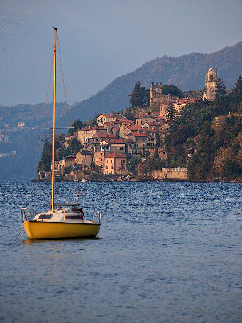 Village of Corenno, Corenno, Dervio, Lecco province, lake Como, Lombardy, Italy, Europe