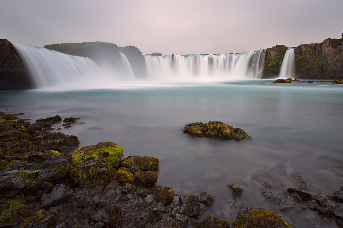 The waterfall of the Norse gods, Godafoss, Husavik, Nordurland Eystra, iceland