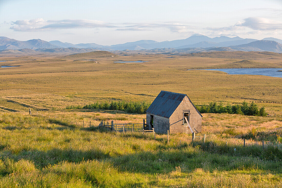 Empty house, Isle of Lewis, western scotland,United Kingdom