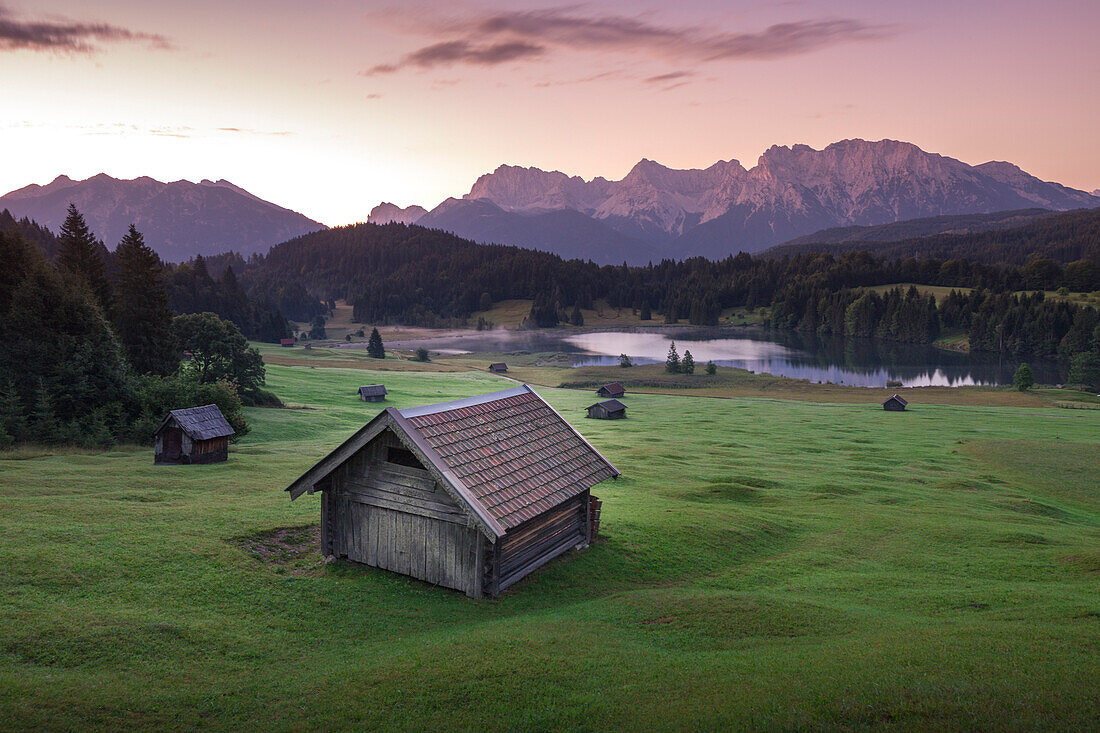 Sunrise at Geroldsee, near Garmisch Partenkirchen, Bayern, Germany