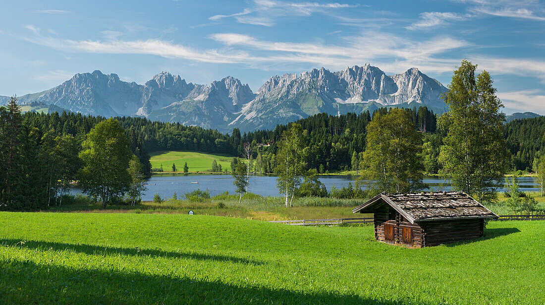 Schwarzsee, Wilder Kaiser, Kitzbühel, Tirol, Österreich