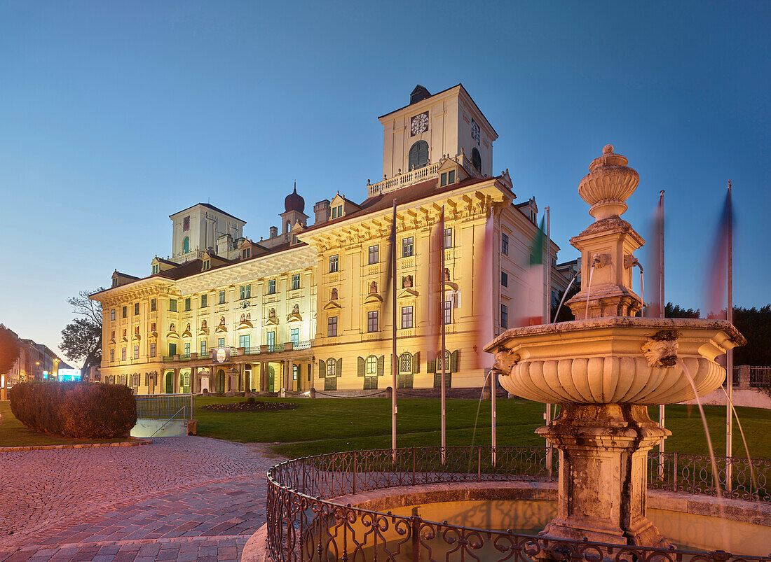 The Esterhazy castle in Eisenstadt, Burgenland, Austria, Burgenland, Austria