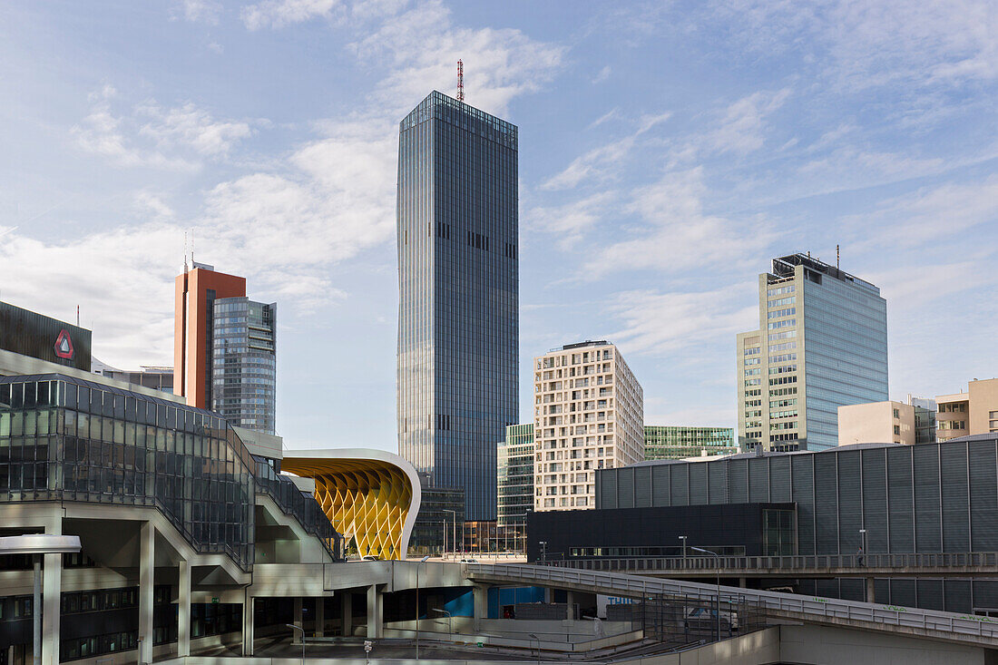 Andromeda Tower, Meliá Tower, Bruno Kreisky Park, 22. Danube City District, Vienna, Austria