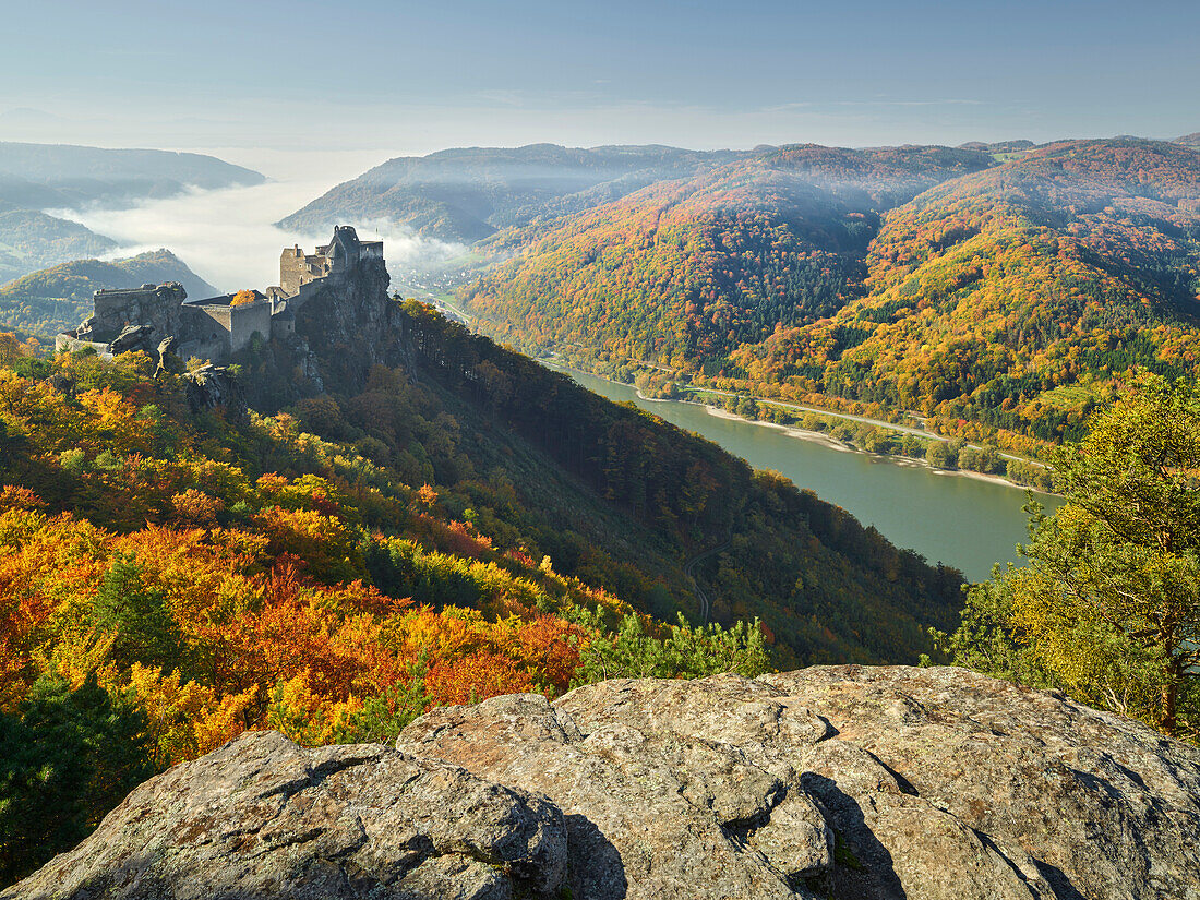 Burg Aggstein, Danube, Wachau, Lower Austria, Austria