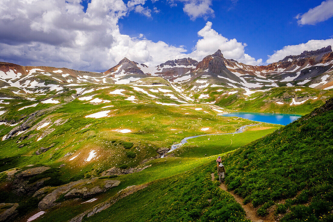 Mountain landscape, Ice Lakes, Colorado, USA