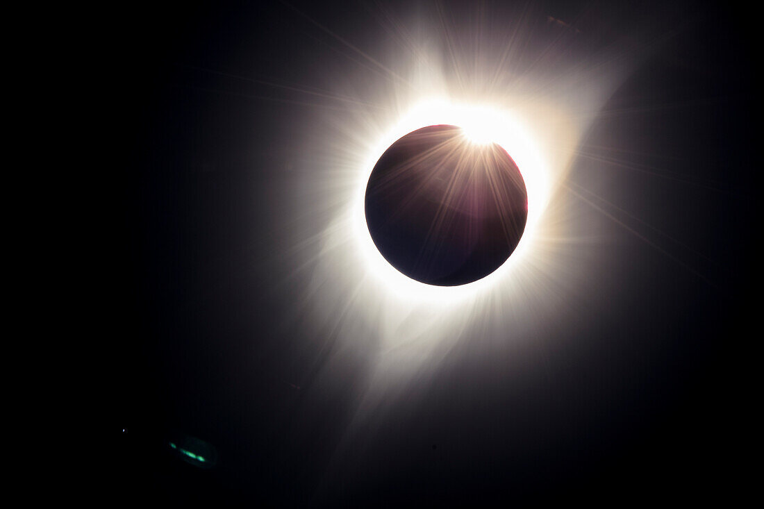 Total solar eclipse, Great American Eclipse, August 21, 2017, Stanley, Idaho, USA