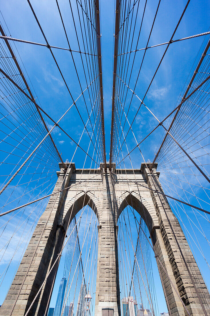 Brooklyn Bridge, New York, Usa