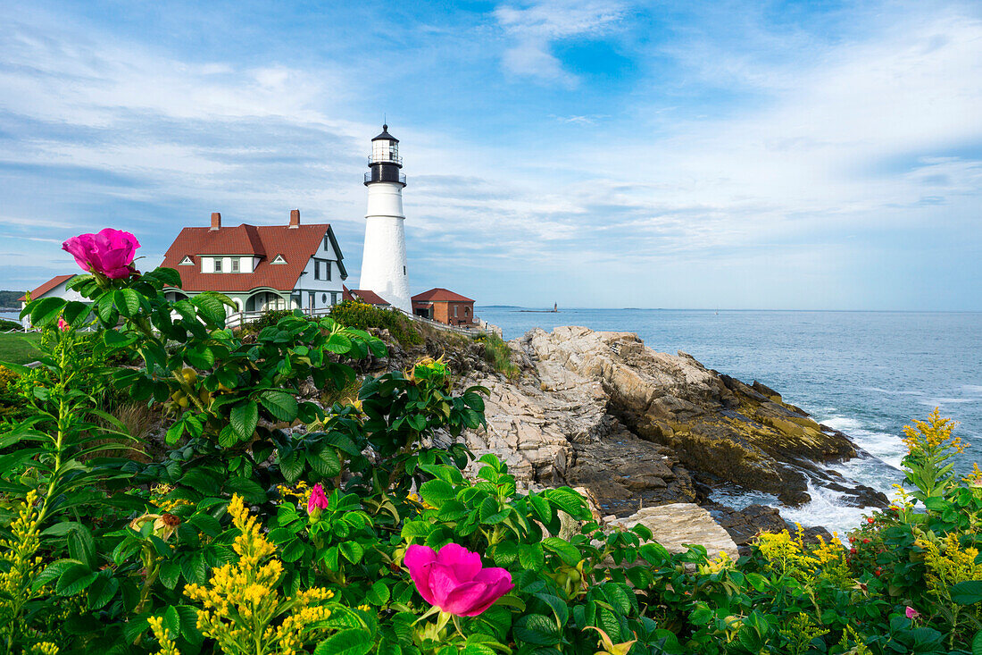 Portland Head Lighthouse, Cape Elisabeth; New England, Maine; USA