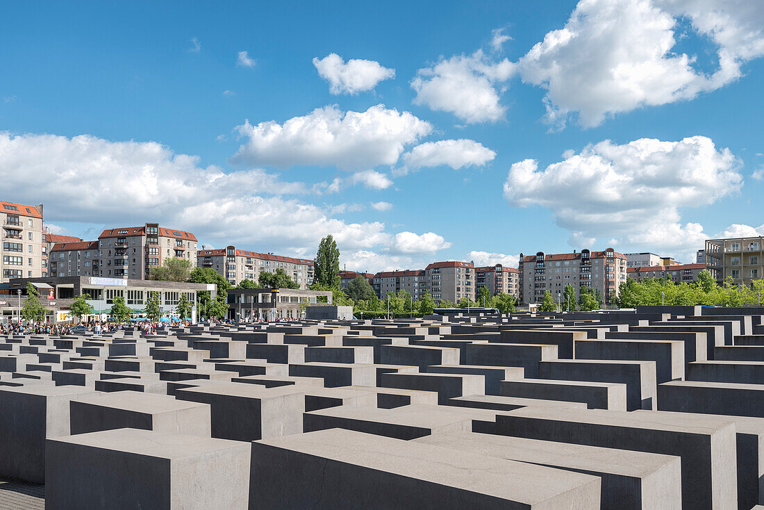 The Holocaust memorial monument in Mitte district, Berlin, Germany, Europe
