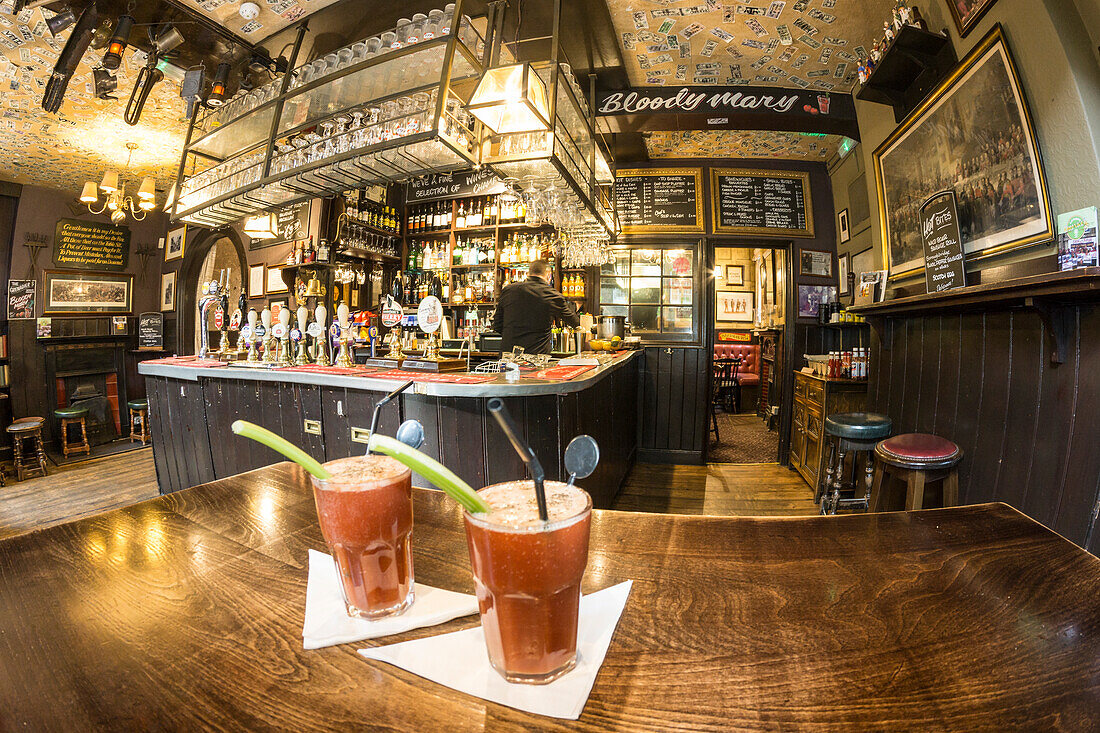 Bloody Mary in The Grenadier Pub, Mayfair, London, UK