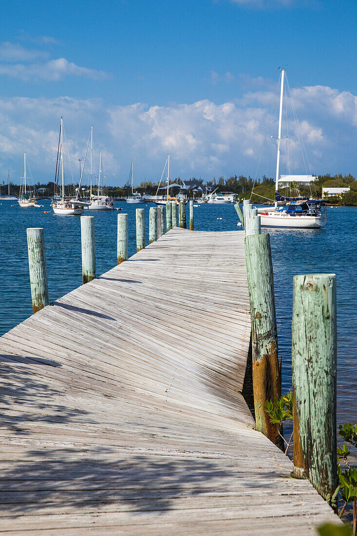 Jetty, New Plymouth, Green Turtle Cay, Abaco Islands, Bahamas, West Indies, Central America
