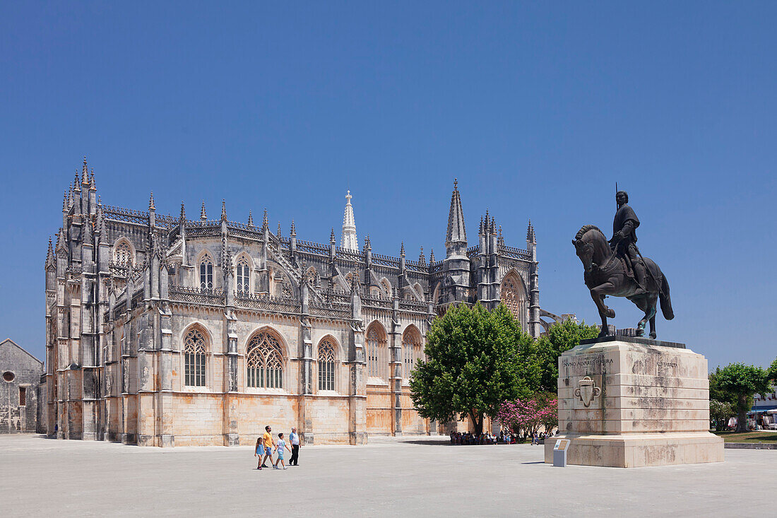 Mosteiro da Santa Maria da Vitoria (Monastery of St. Mary of the Victory), UNESCO World Heritage Site, Batalha, Leiria, Portugal, Europe