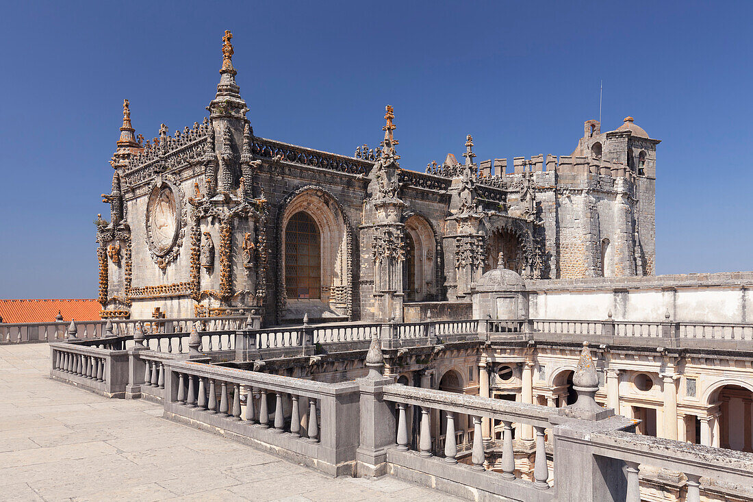 Convento de Cristi (Convent of Christ) Monastery, UNESCO World Heritage Site, Tomar, Santarem District, Portugal, Europe