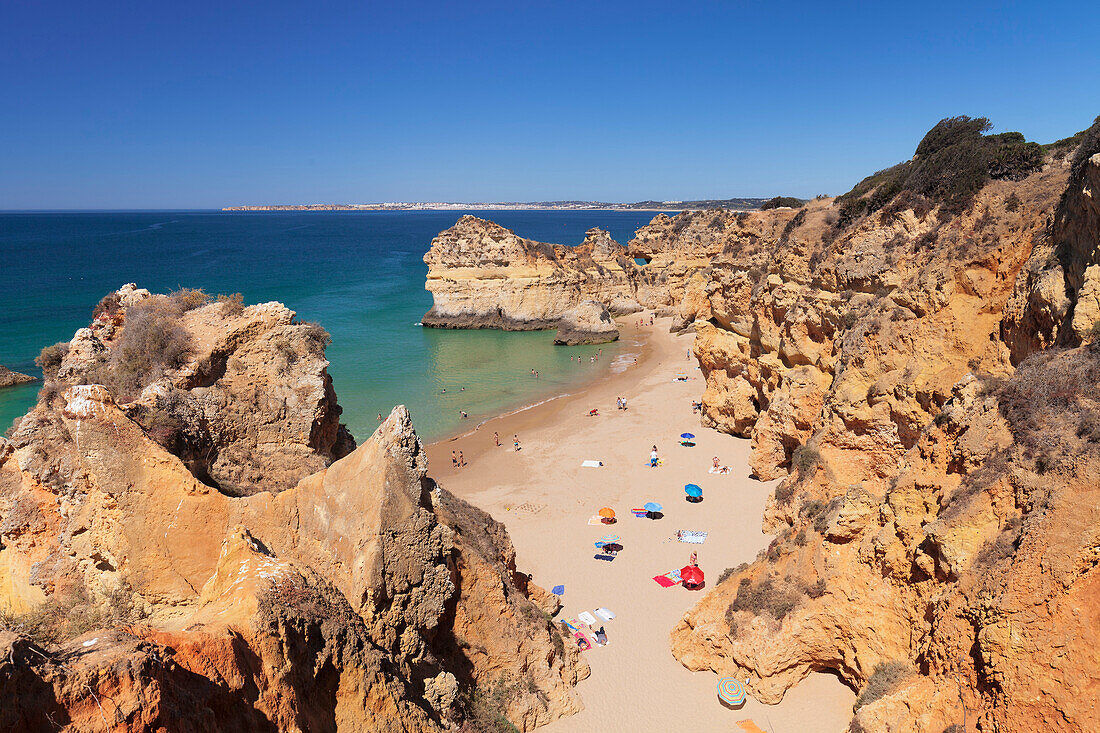 Praia de tres Irmaos beach, Atlantic Ocean, Alvor, Algarve, Portugal, Europe