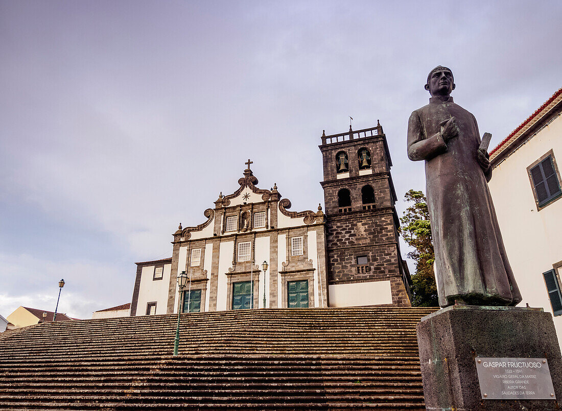 Church of Nossa Senhora da Estrela, Ribeira Grande, Sao Miguel Island, Azores, Portugal, Atlantic, Europe