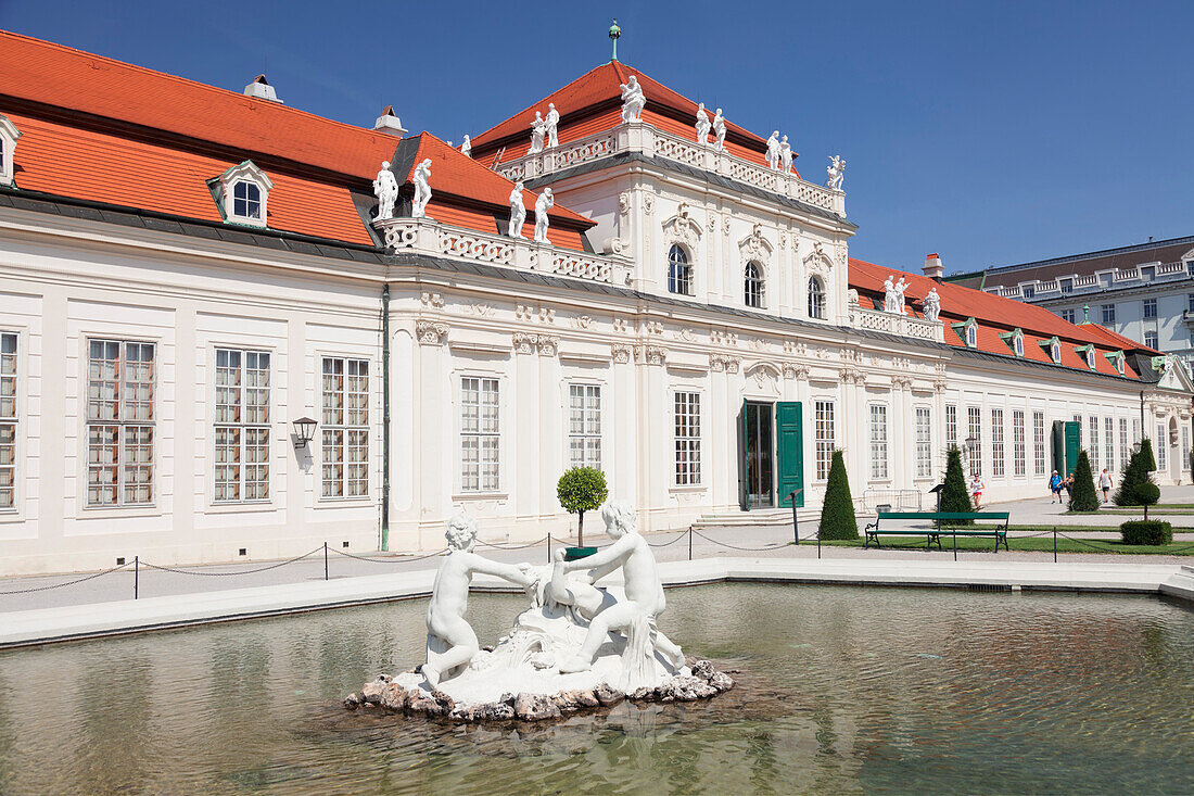 Lower Belvedere Palace, UNESCO World Heritage Site, Vienna, Austria, Europe