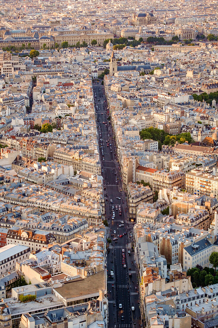 Street in Cityscape of Paris, France