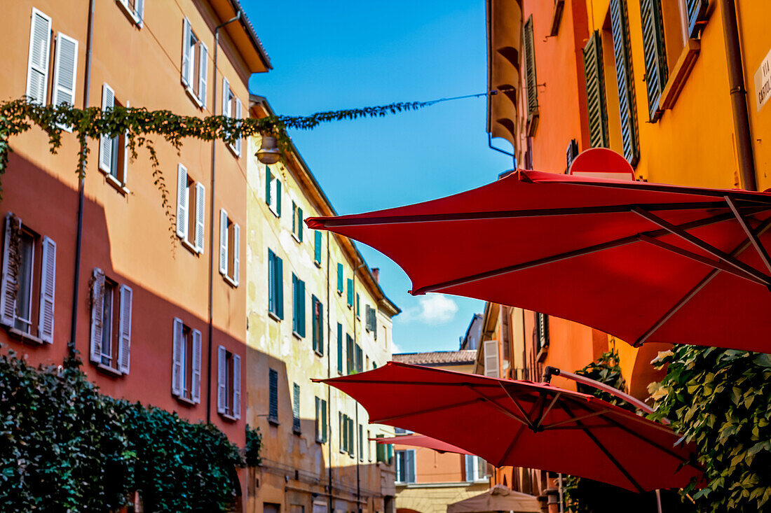 Colorfull streets of Bologna, Emilia-Romagna, Italy, Europe