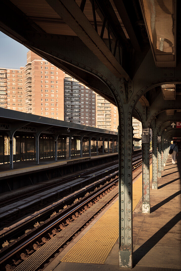 U-Bahn station auf Coney Island, Brooklyn, New York City, Vereinigte Staaten von Amerika, USA, Nordamerika
