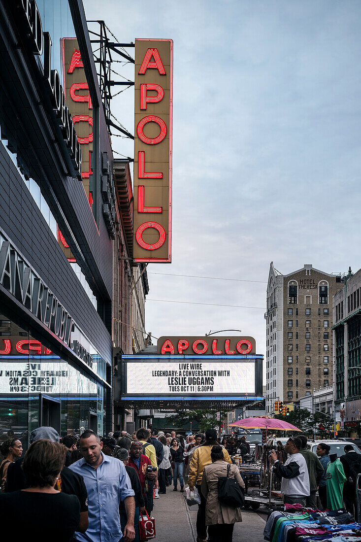 Apollo Theater in Harlem, Manhattan, New York City, Vereinigte Staaten von Amerika, USA, Nordamerika