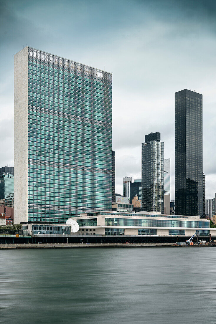 United Nations Headquarters, Manhattan, NYC, New York City, United States of America, USA, North America