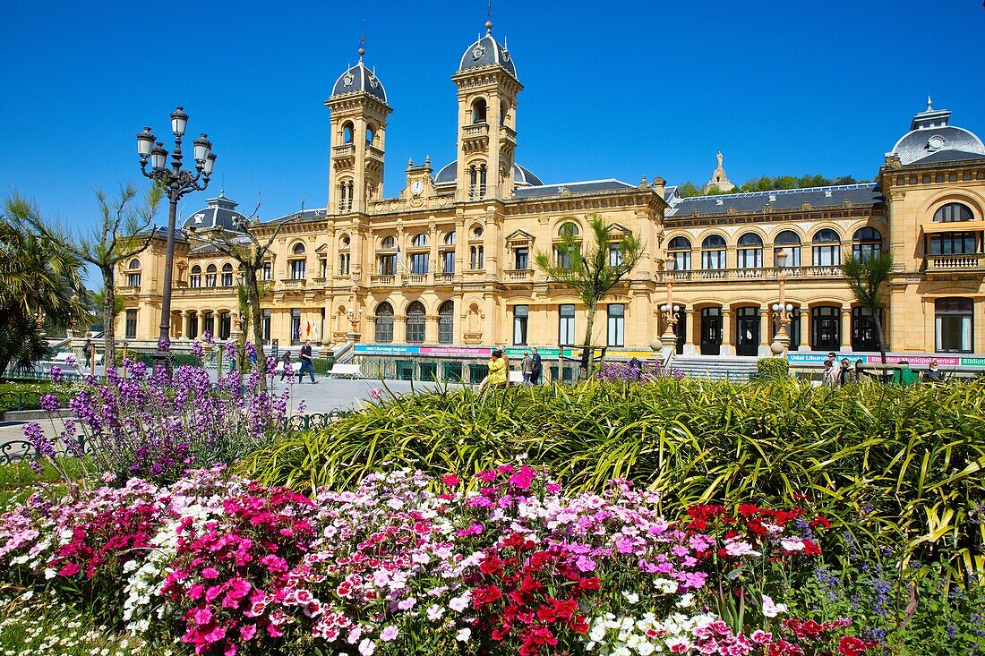 Rathaus, Alderdi Eder Park, Donostia, San Sebastian, Gipuzkoa, Baskenland, Spanien