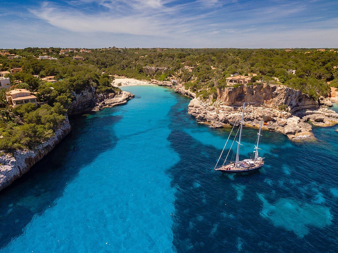 Cala Llombards, Santanyí, Mallorca, balearische Inseln, Spanien, Europa