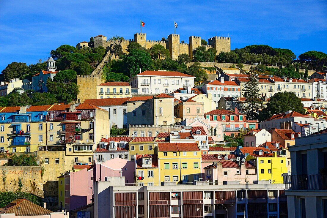 Sao Jorge Castle Lisbon Portugal.