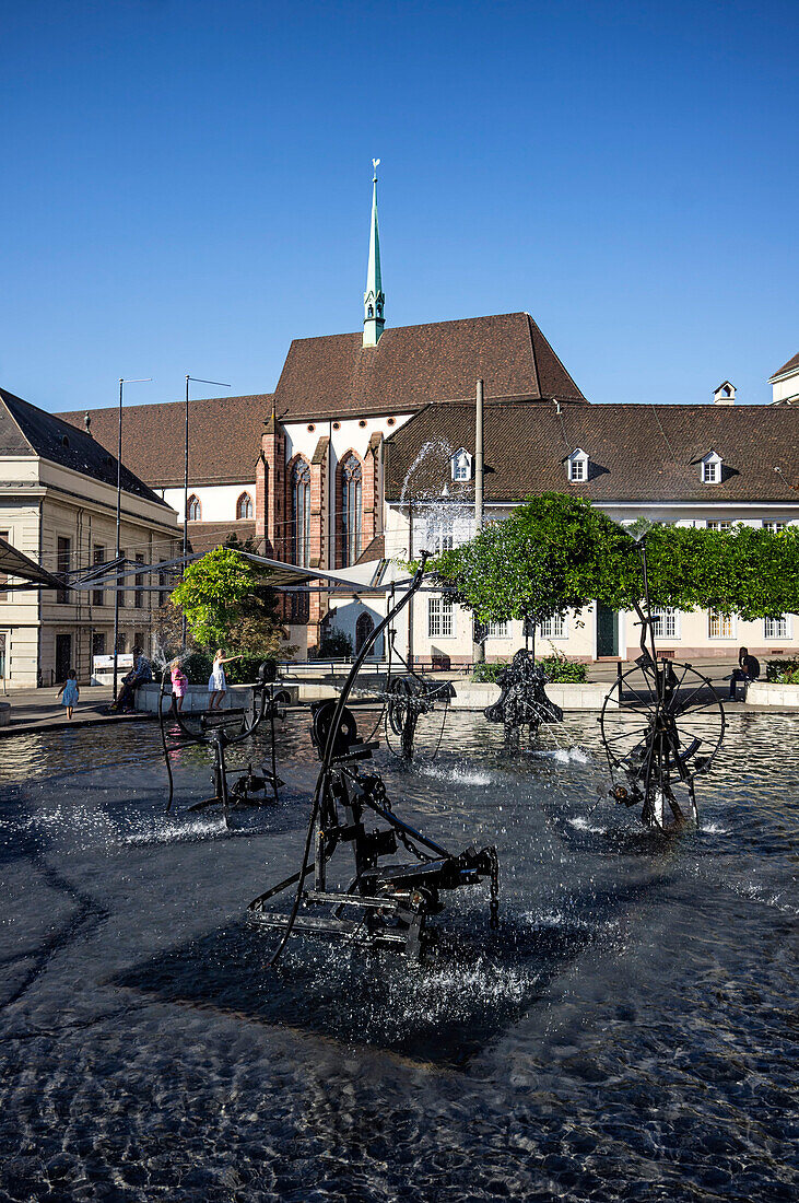 Tinguely Fountain, Basel,  Switzerland