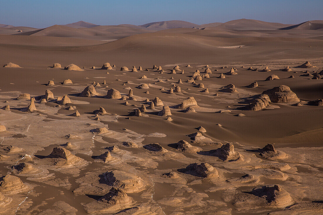 Kalout in Dasht-e Lut desert, Iran, Asia