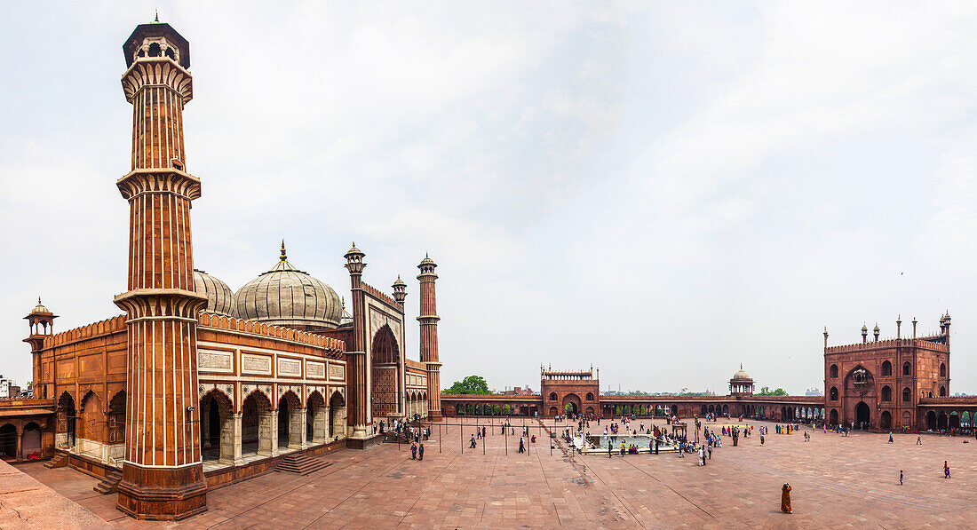 Fridaymosque in Delhi, Jama Masjid, India, Asia