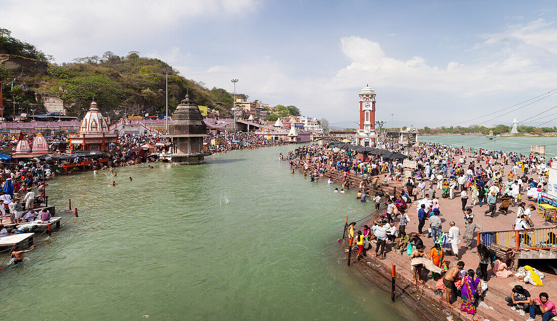 Har Ki Pauri Ghat in Haridwar, Uttarakhand, India, Asia