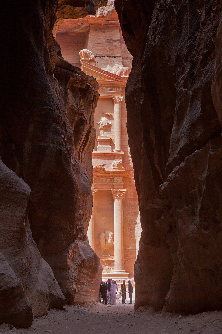 Archaeological city Petra in Jordan, Asia