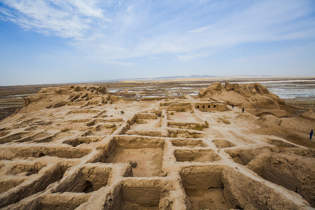 Das Wüstenschloss Toprak Kala, Usbekistan, Asien