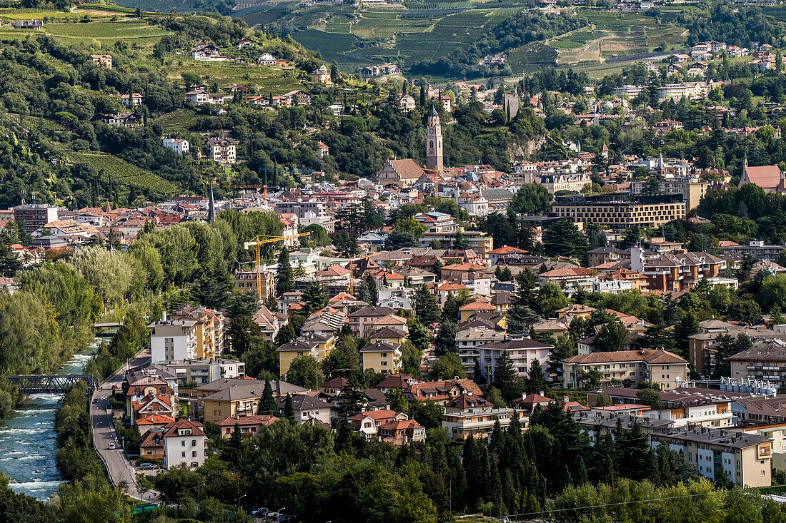 view to Meran,South Tyrol, Italy