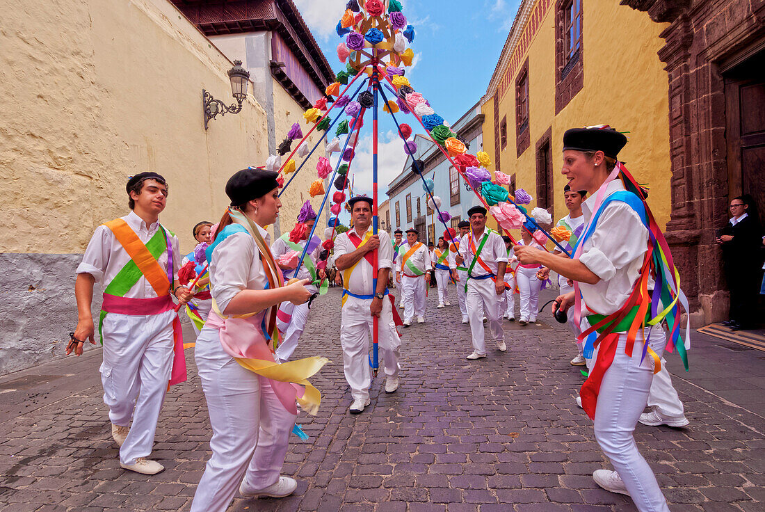 Romeria de San Benito de Abad, traditional street party, San Cristobal de La Laguna, Tenerife Island, Canary Islands, Spain, Europe
