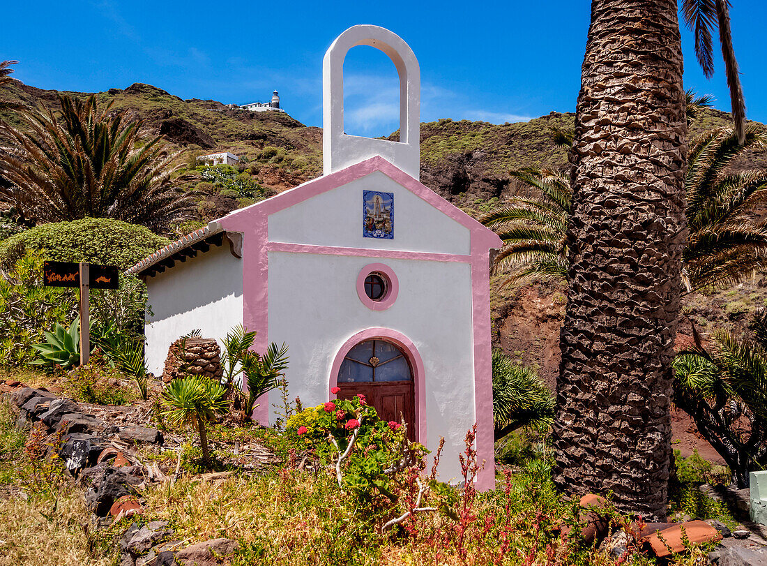 Chapel near Roque Bermejo, Anaga, Tenerife Island, Canary Islands, Spain, Europe