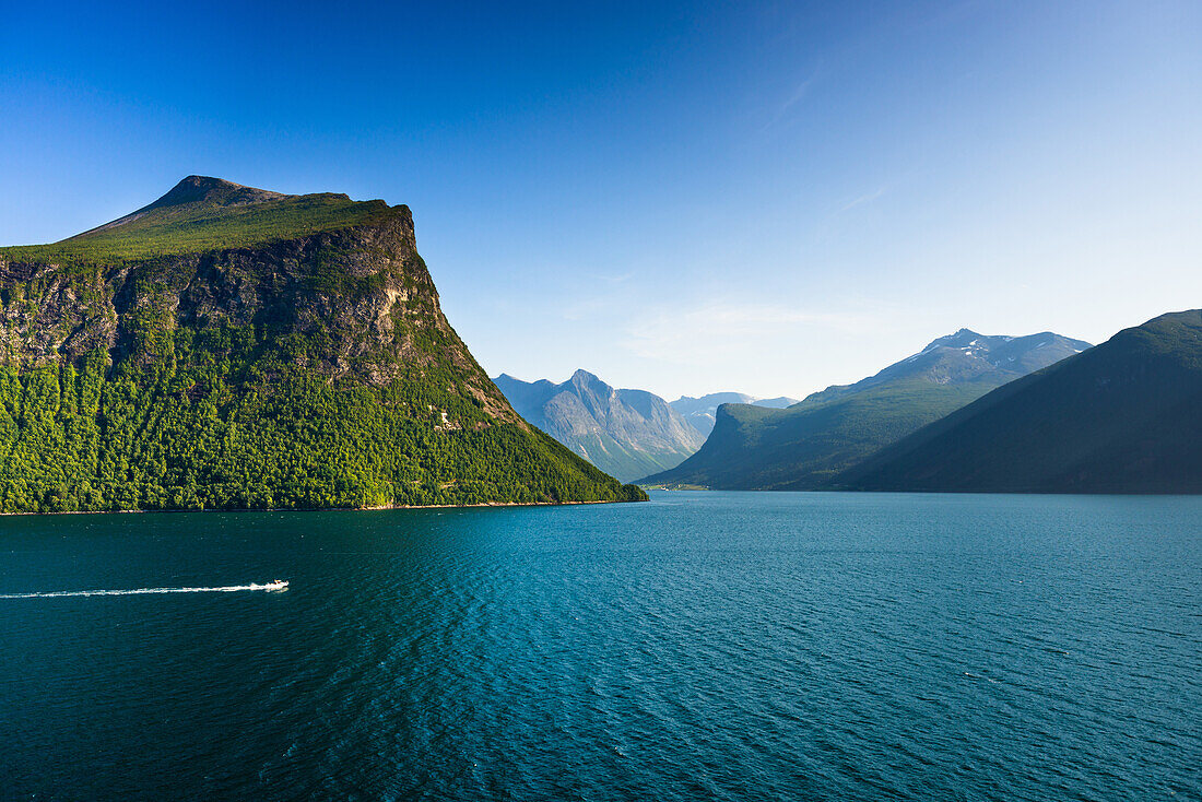 Nordfjord (Northern Fjord) near Olden, Fjordane county, Norway, Scandinavia, Europe