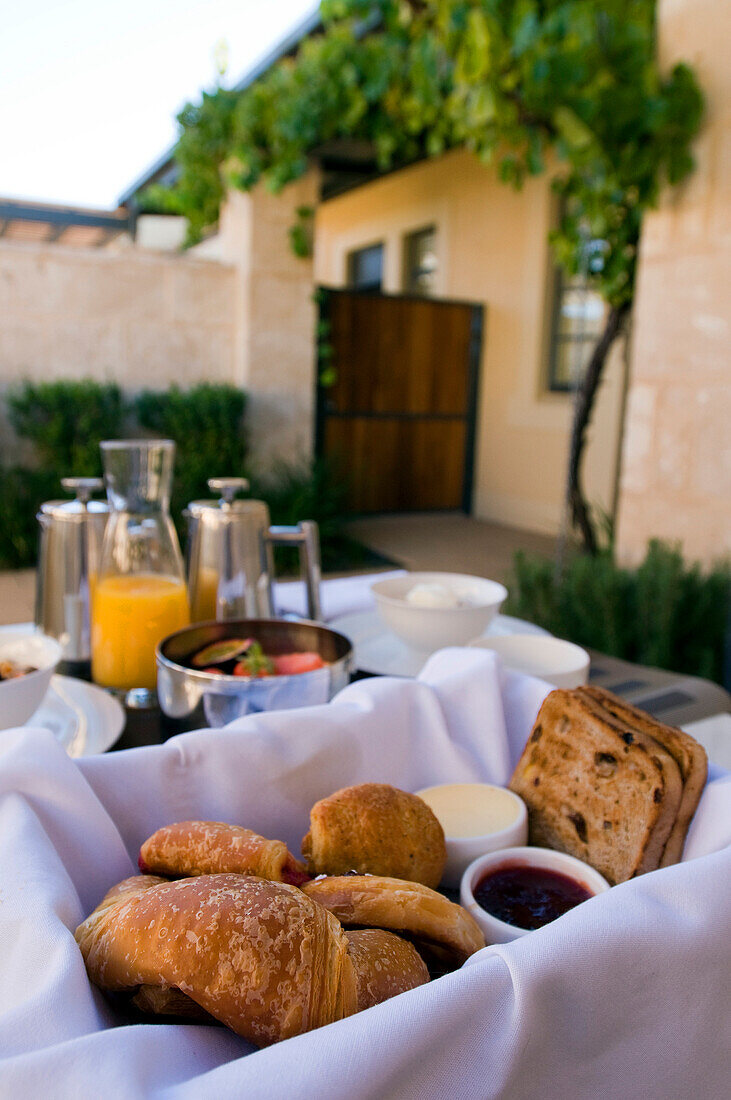 Frühstück in The Louise, Barossa Valley, Südaustralien, Australien