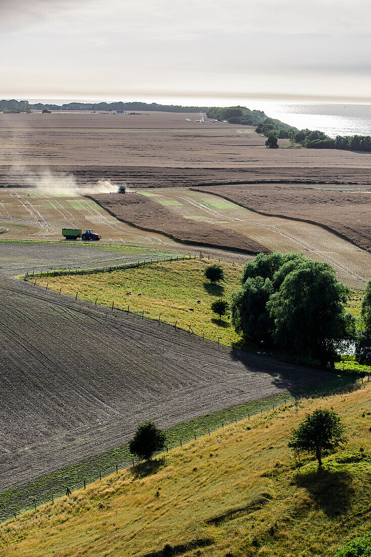 View from the lighthouse of Kap Arkona, Ruegen, Ostseekueste, Mecklenburg-Vorpommern, Germany