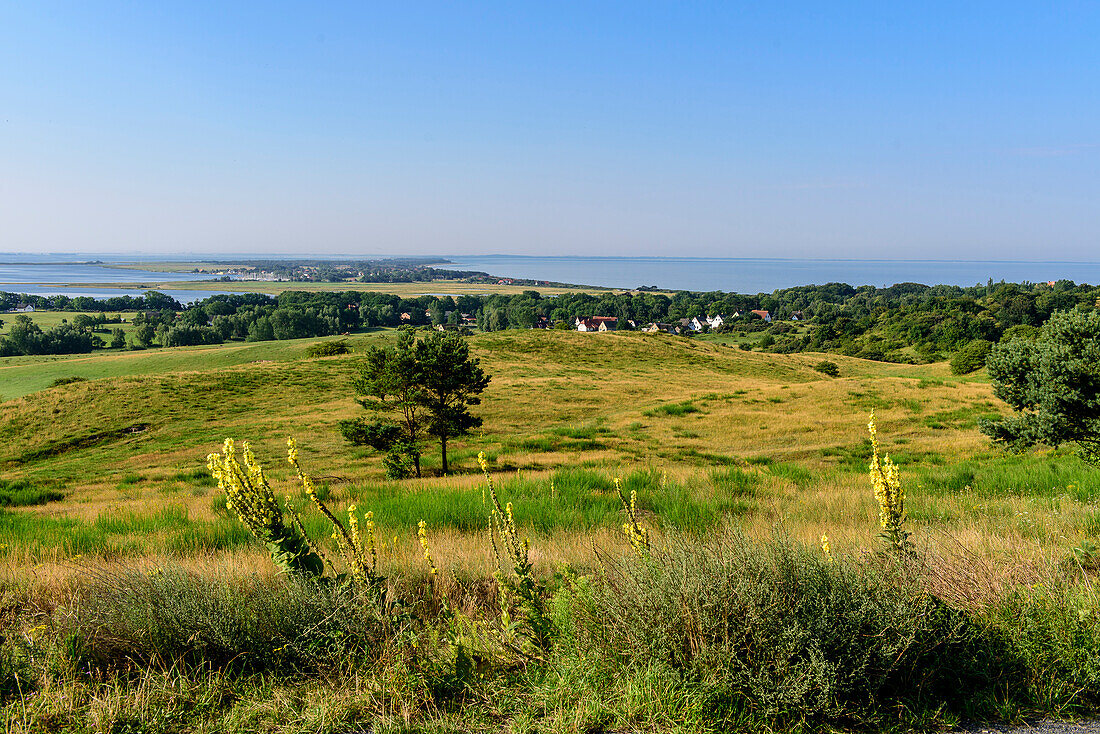 View on monastery, Hiddensee, Ruegen, Ostseekueste, Mecklenburg-Vorpommern, Germany