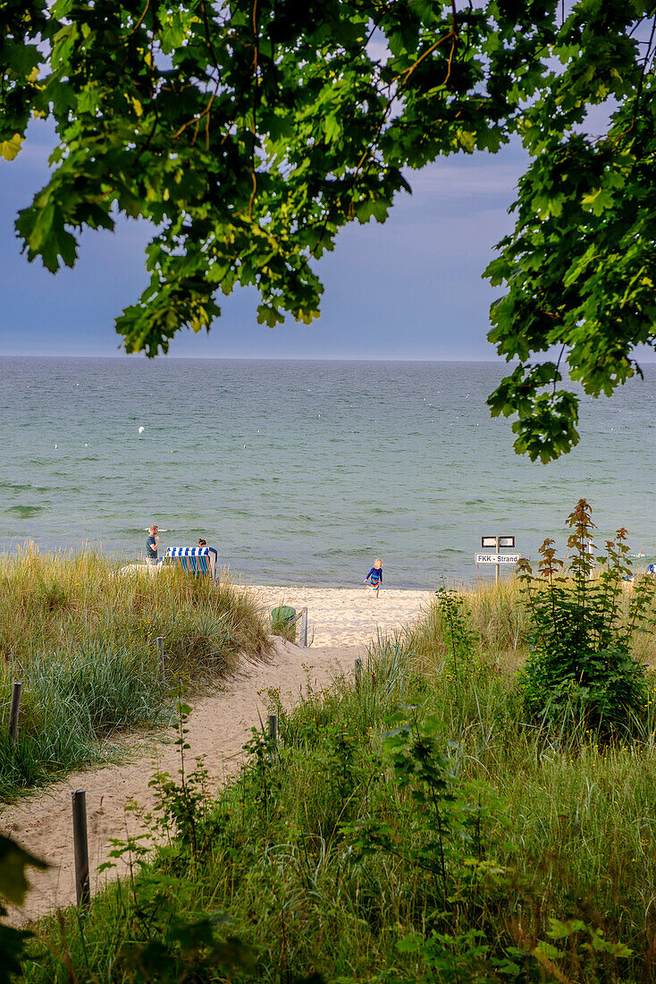 Strand von Göhren, Mönchgut Halbinsel, Rügen, Ostseeküste, Mecklenburg-Vorpommern Deutschland