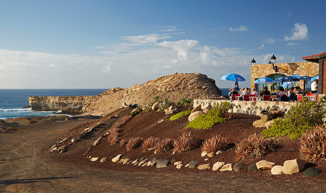 Strandlokal bei La Pared, Fuerteventura, Kanaren, Kanarische Inseln, Islas Canarias, Atlantik, Spanien, Europa