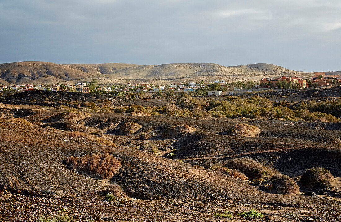 Blick auf La Pared, Fuerteventura, Kanaren, Kanarische Inseln, Islas Canarias, Atlantik, Spanien, Europa