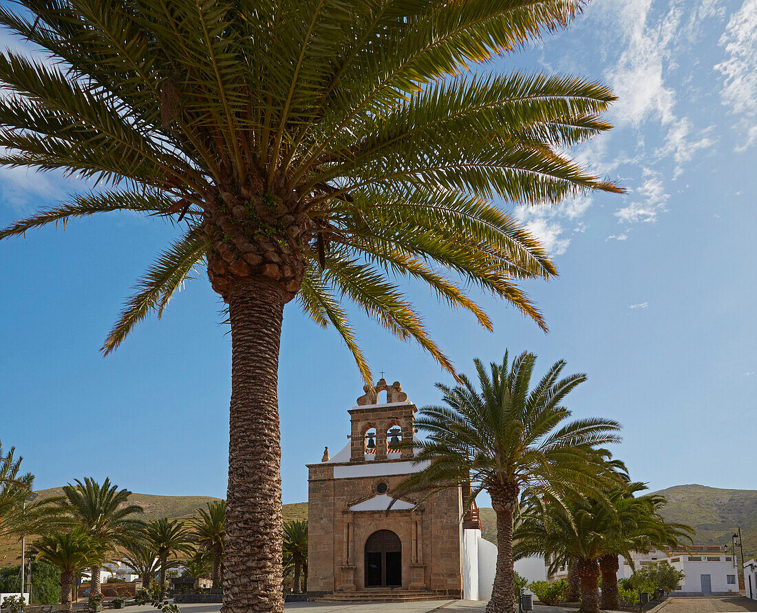 Church Iglesia de Nuestra Senora de la Pena at Vega de Río Palmas, Fuerteventura, Canary Islands, Islas Canarias, Atlantic Ocean, Spain, Europe