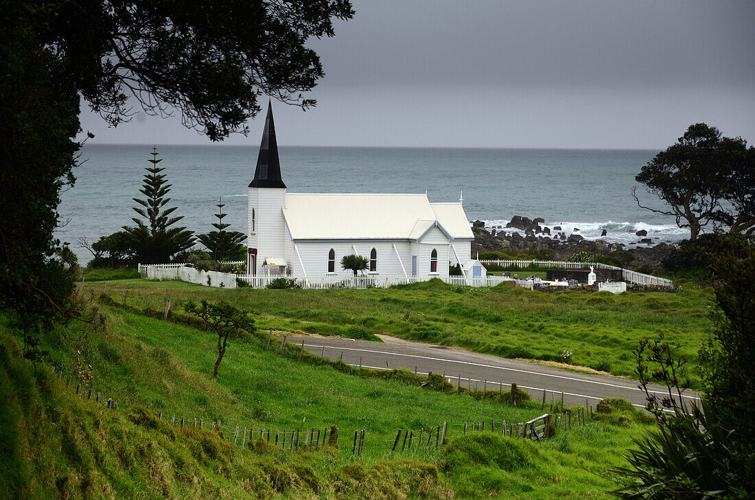 Kirche von Raukokore, East Cape, Nordinsel, Neuseeland