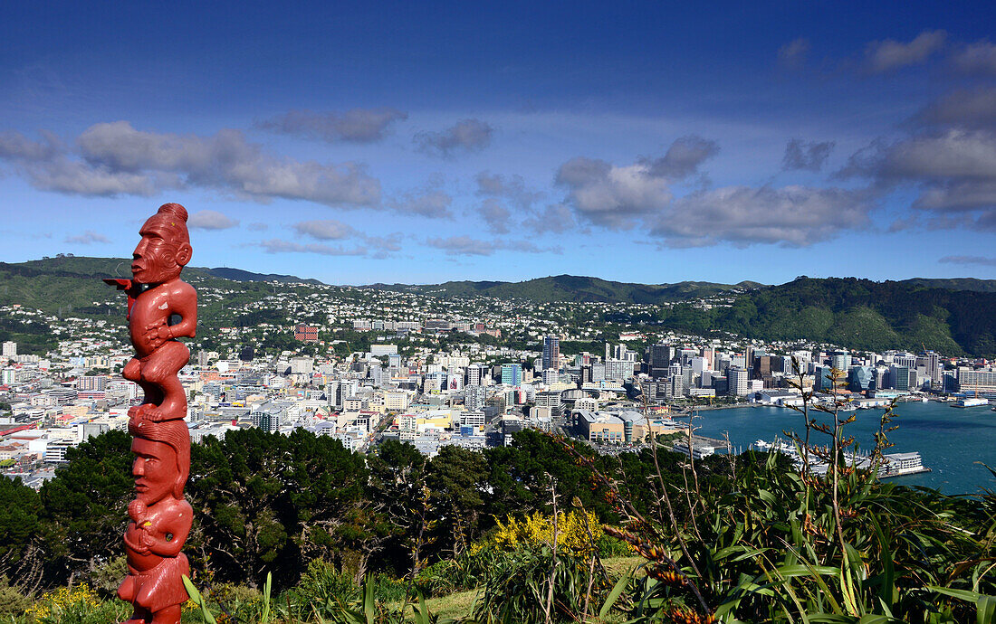 View from Mount Victoria, Wellington, North Island, New Zealand